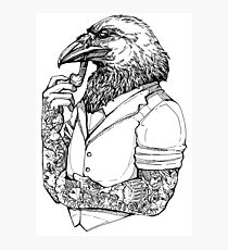 The Crow Man Photographic Print
