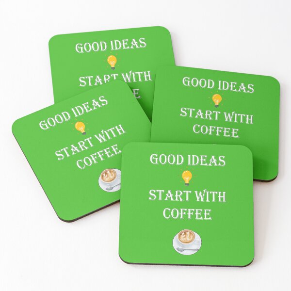 Item preview, Good ideas start with Coffee. designed and sold by LiveToLearn.