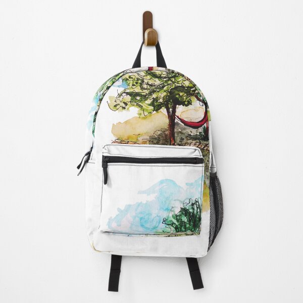 Item preview, Windy August Scenery Watercolor Artwork designed and sold by arientss.