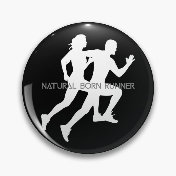 Item preview, NATURAL BORN RUNNER MAN AND WOMAN ► MOTIVATIONAL // RUN designed and sold by MORE-THE-BRAND.
