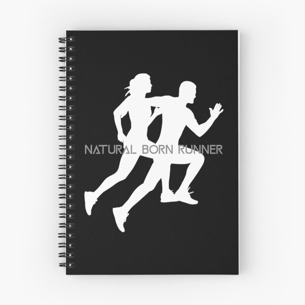 Item preview, NATURAL BORN RUNNER MAN AND WOMAN ► MOTIVATIONAL // RUN designed and sold by MORE-THE-BRAND.