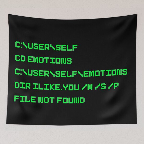 Item preview, ILike.You File Not Found - Funny Tech Geek designed and sold by Kashear.