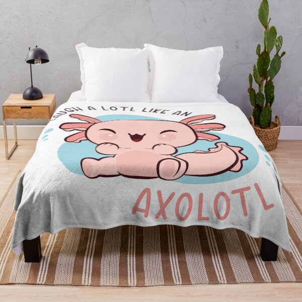 Item preview, Laugh A Lotl Like An Axolotl designed and sold by SewnMemories.