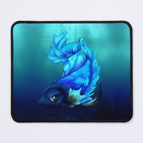 Item preview, Japanese Fighting Fish (Oceanic Blue) designed and sold by IgniteWithin.