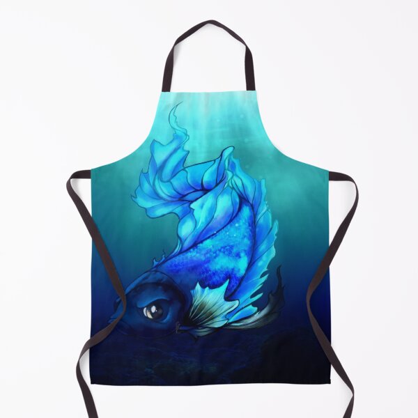 Item preview, Japanese Fighting Fish (Oceanic Blue) designed and sold by IgniteWithin.
