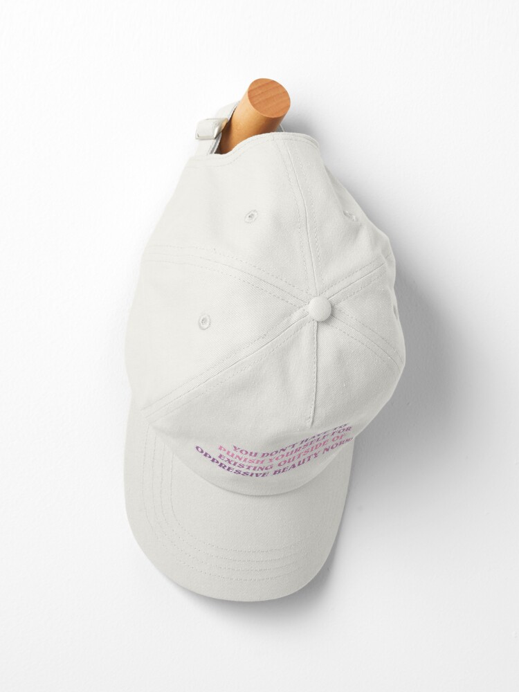 Alternate view of no oppressive beauty norms Cap