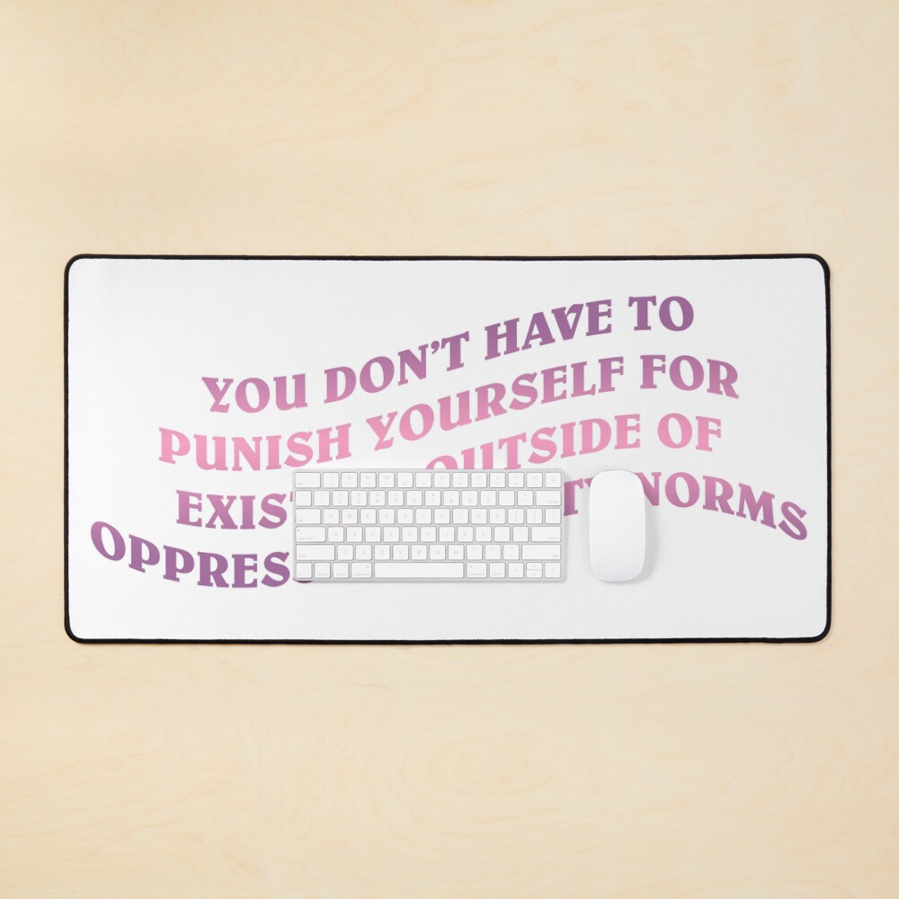 no oppressive beauty norms Mouse Pad