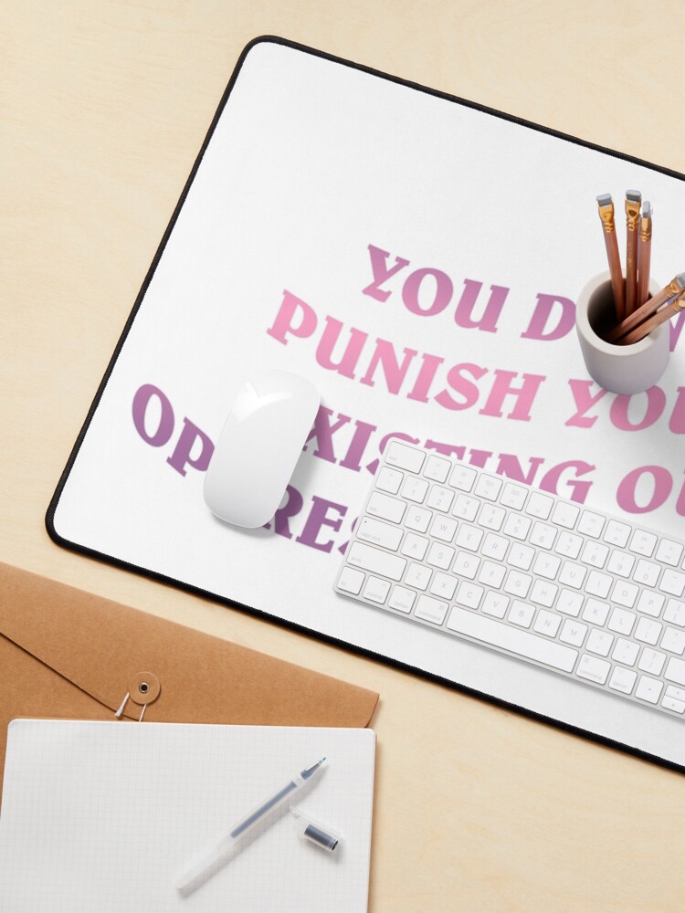 Alternate view of no oppressive beauty norms Mouse Pad