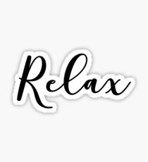 Relax Sticker