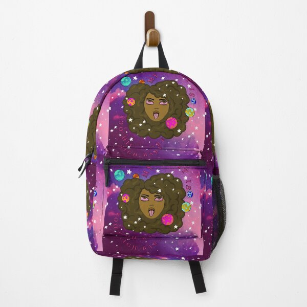 Item preview, My Orbit is too high black girl fro with planets orbiting designed and sold by VantaTheArtist.