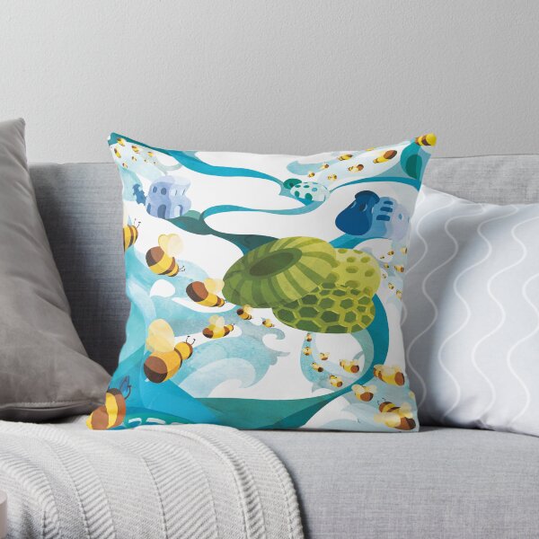 Bees Throw Pillow