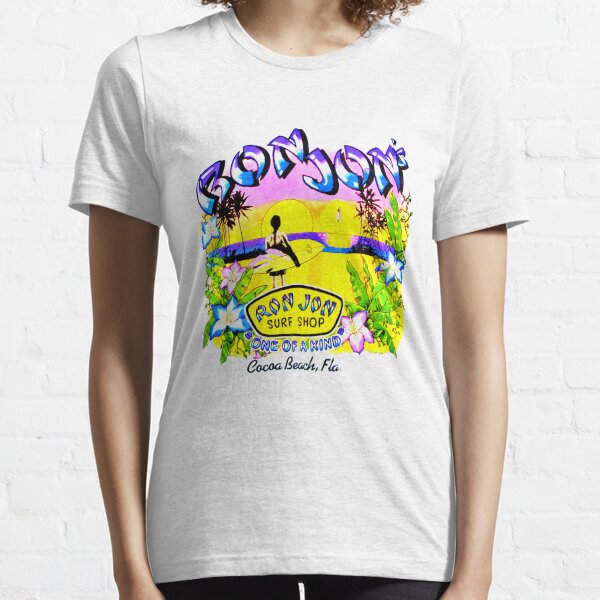Xs Vintage 80's Ron Jon Tshirt cacao strand Florida Surf Tshirt Kleding Unisex kinderkleding Tops & T-shirts T-shirts T-shirts met print 
