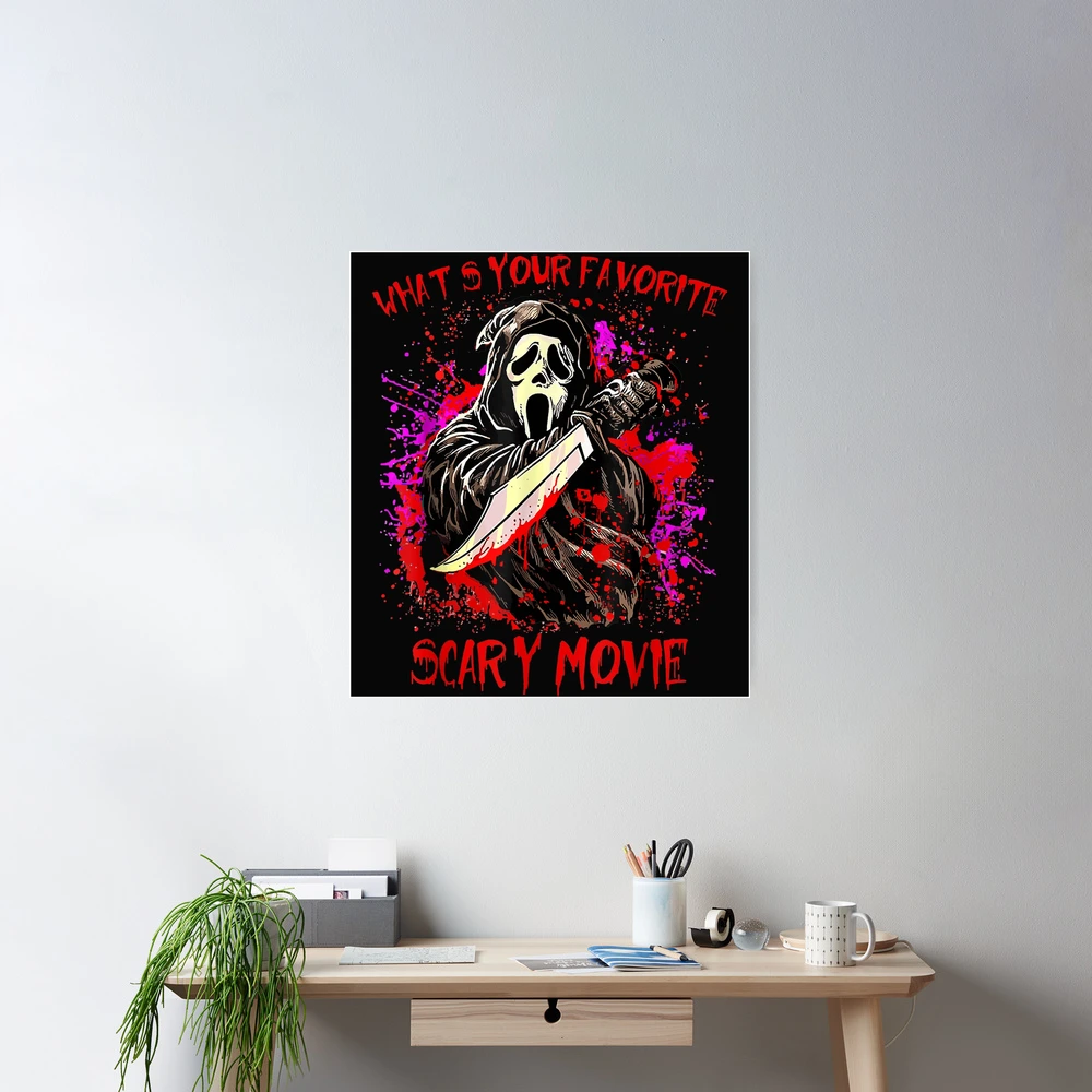 Ghost Face: What's Your Favorite Scary Movie PRINTS and STICKERS – Art Lab  Candy