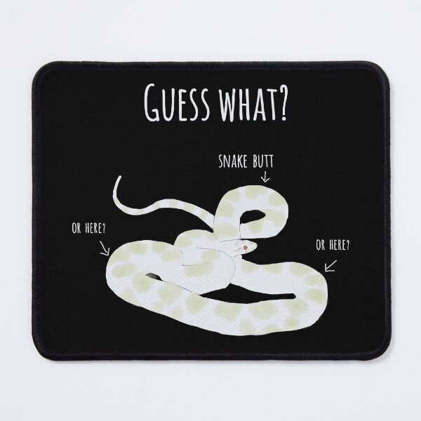Item preview, Guess What, Snake Butt designed and sold by Amy Hadden.