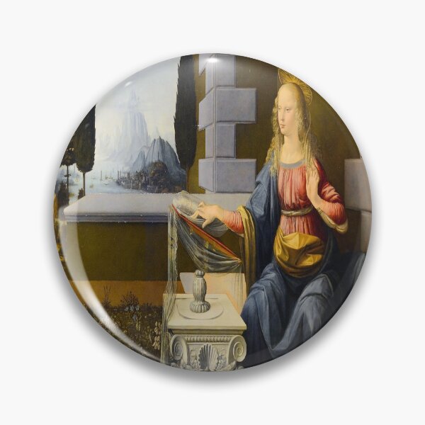 Item preview, Leonardo Da Vinci's Annunciation designed and sold by mosfunky.