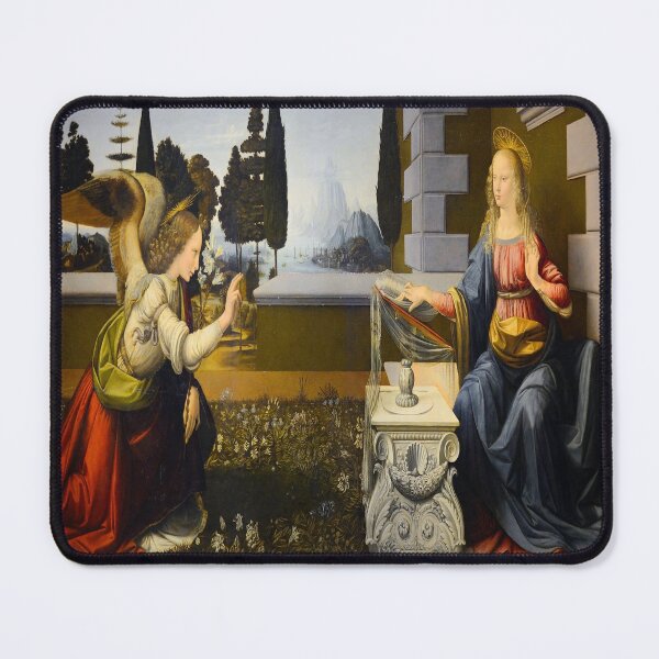 Item preview, Leonardo Da Vinci's Annunciation designed and sold by mosfunky.