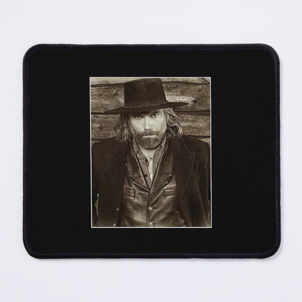 Item preview, Anson Mount as Cullen Bohannon in Hell on Wheels Against Wood Wall designed and sold by Jeremy S Kamarad.