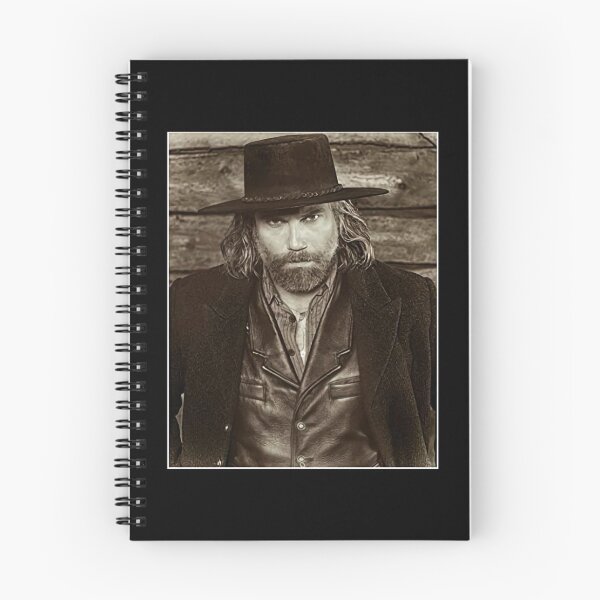 Item preview, Anson Mount as Cullen Bohannon in Hell on Wheels Against Wood Wall designed and sold by Jeremy S Kamarad.
