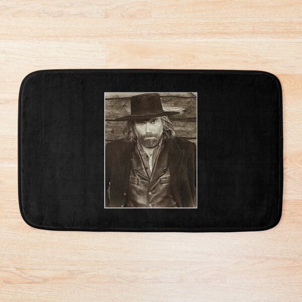 Item preview, Anson Mount as Cullen Bohannon in Hell on Wheels Against Wood Wall designed and sold by Jeremy S Kamarad.