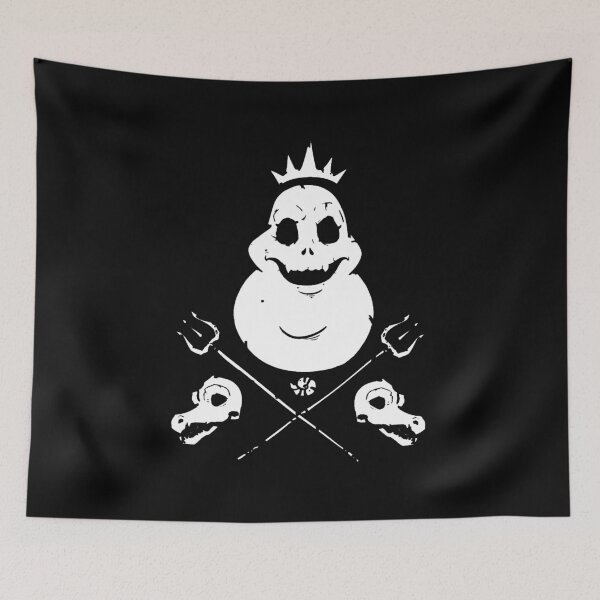Item preview, Poor Unfortunate Bones Sticker - sea witch Tshirt designed and sold by septee.