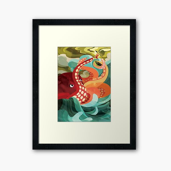 Octopus Framed Art Print
