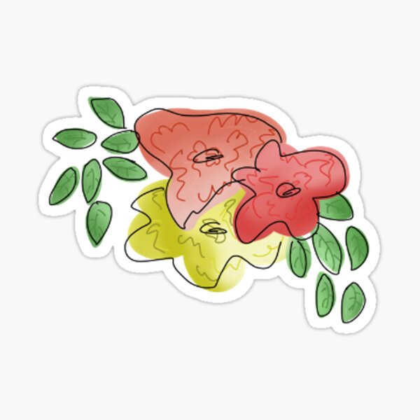 Item preview, Cute flowers designed and sold by BluefyreArt.