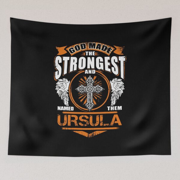 Item preview, Ursula Name T Shirt - God Found Strongest And Named Them Ursula Gift Item Sticker designed and sold by septee.