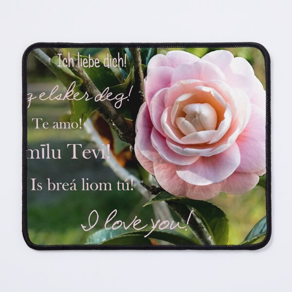 Item preview, I Love You Camelia in Different Languages designed and sold by nbrandsberg.