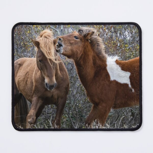 Item preview, Assateague Biting Horse Wild Horse Monster designed and sold by nbrandsberg.