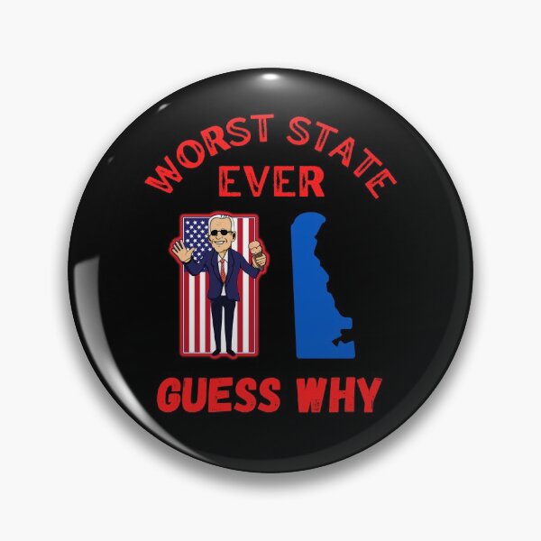 Item preview, Worst State Ever Biden designed and sold by WoodburyLake.