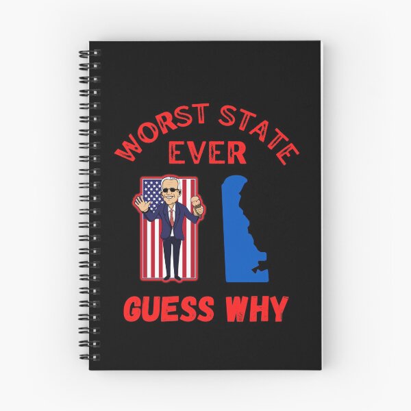 Item preview, Worst State Ever Biden designed and sold by WoodburyLake.
