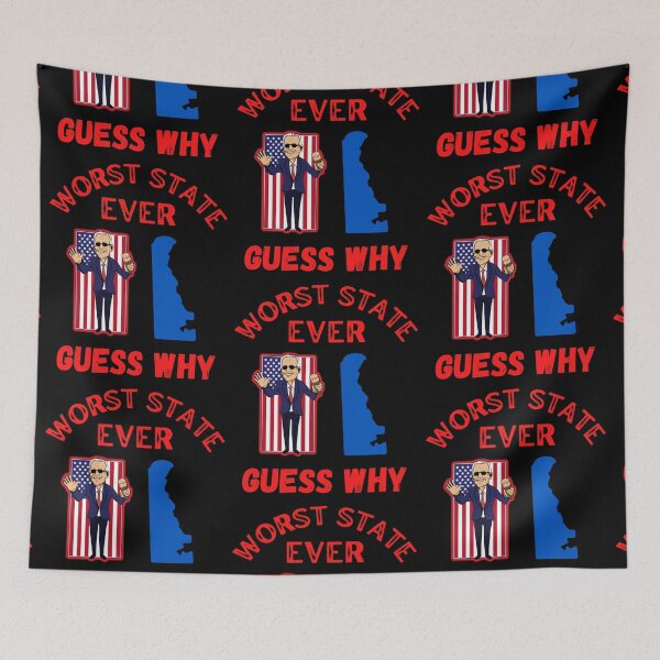 Item preview, Worst State Ever Biden designed and sold by WoodburyLake.