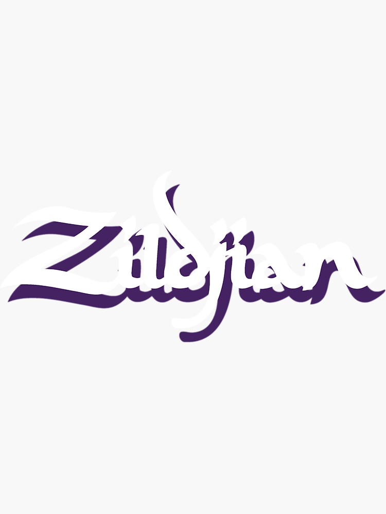 "Zildjian Logo Background" Sticker by IbnuBilal Redbubble