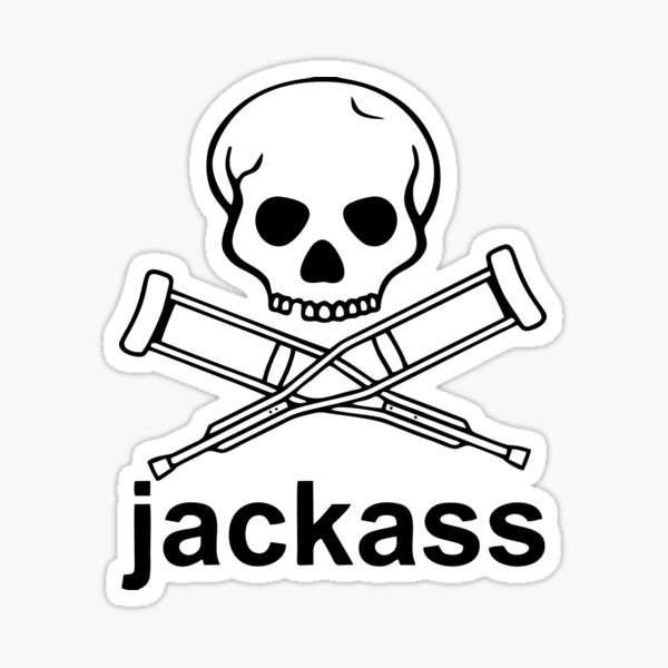 "Jackass" Sticker for Sale by fanuszes Redbubble