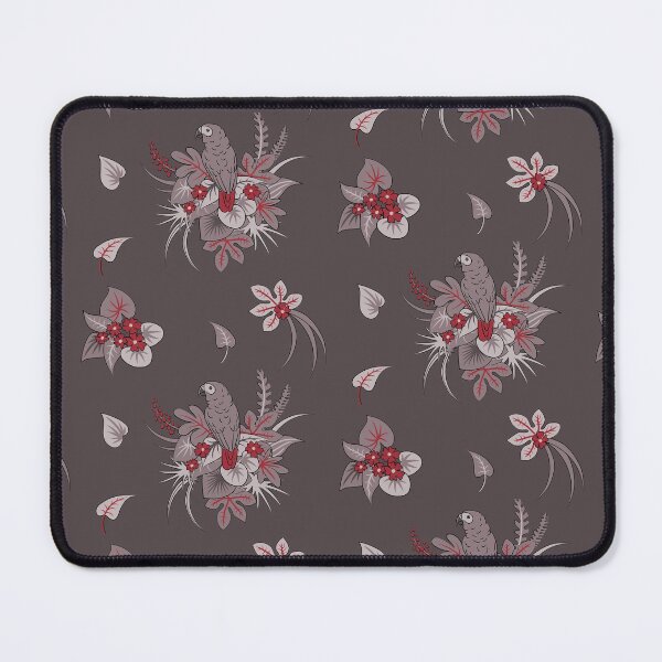 Item preview, African grey parrot pattern: dark grey, large designed and sold by selfproclaimd.