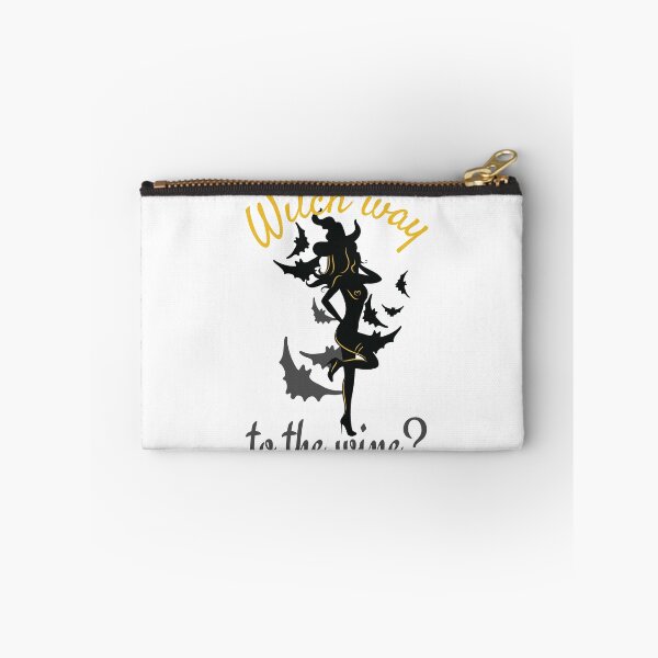 Item preview, Witch way to the wine? Funny Halloween wine drinking witch design. designed and sold by HROC.