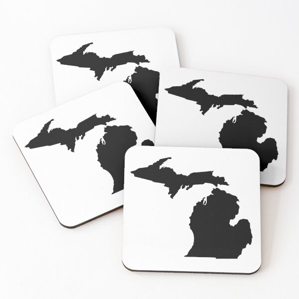 Item preview, Michigan in Black designed and sold by Sun Dog Montana.