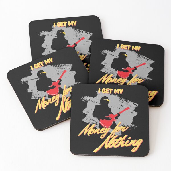 Item preview, I Get My Money For Nothing - Grey designed and sold by Mean-Musician.