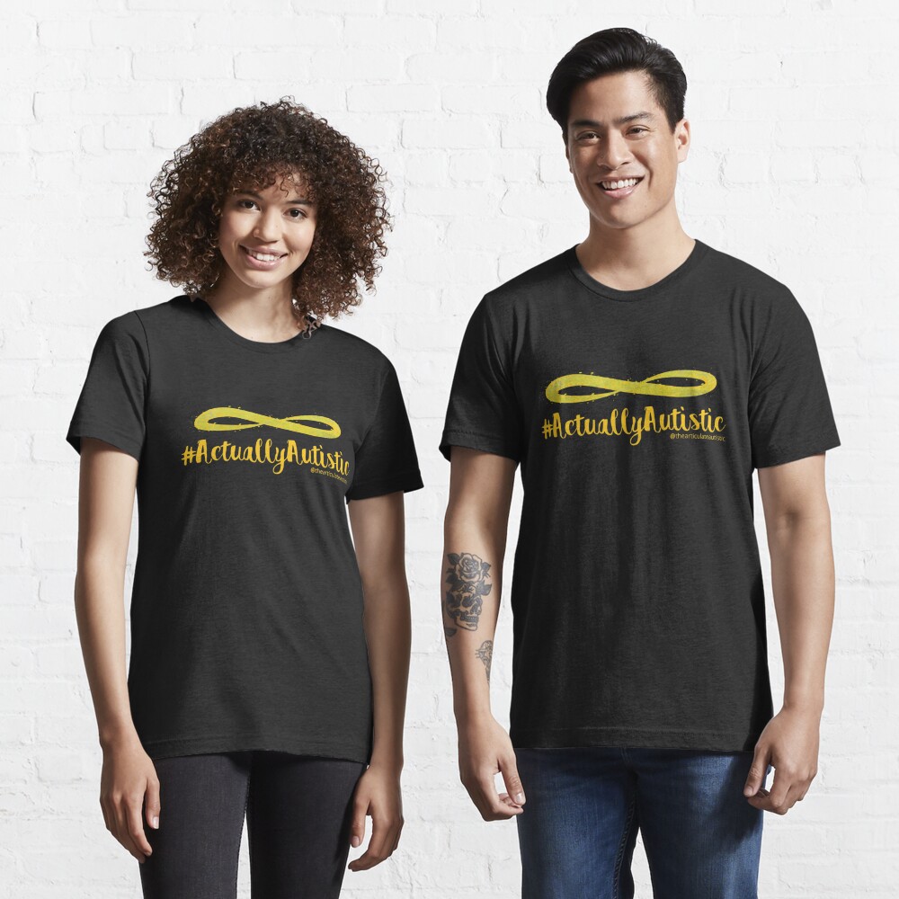 The Articulate Autistic Gold Infinity Logo Essential T-Shirt