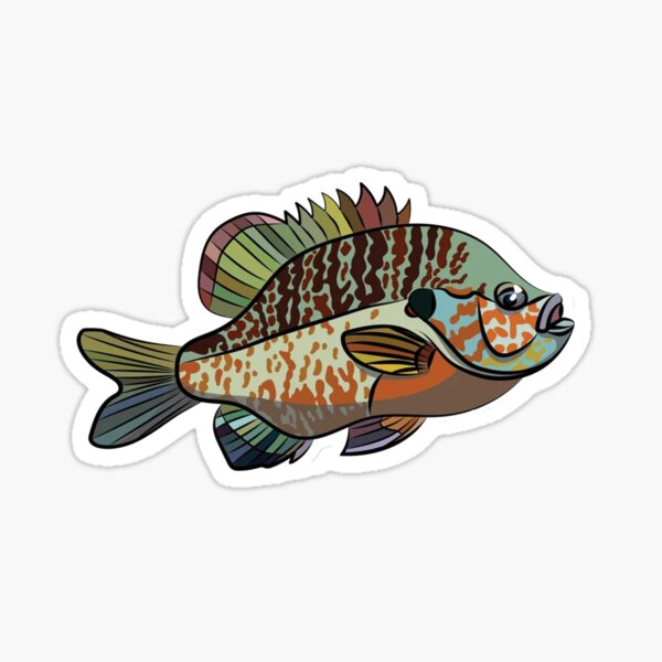 Poisson-lune aux graines de citrouille Sticker
