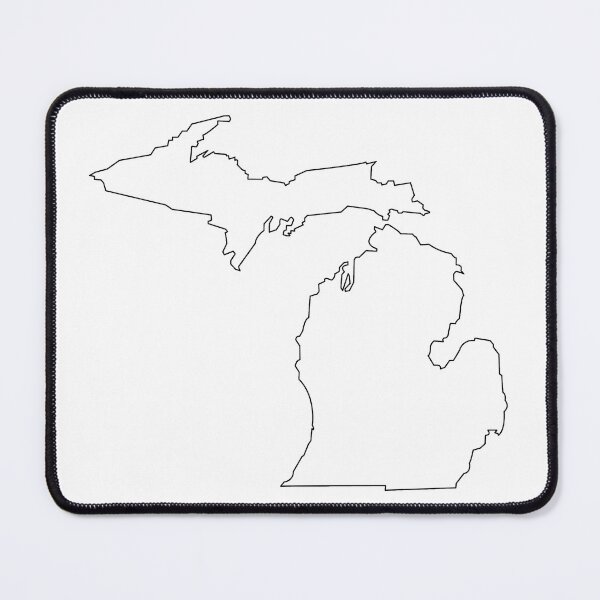 Item preview, Michigan in White designed and sold by Sun Dog Montana.