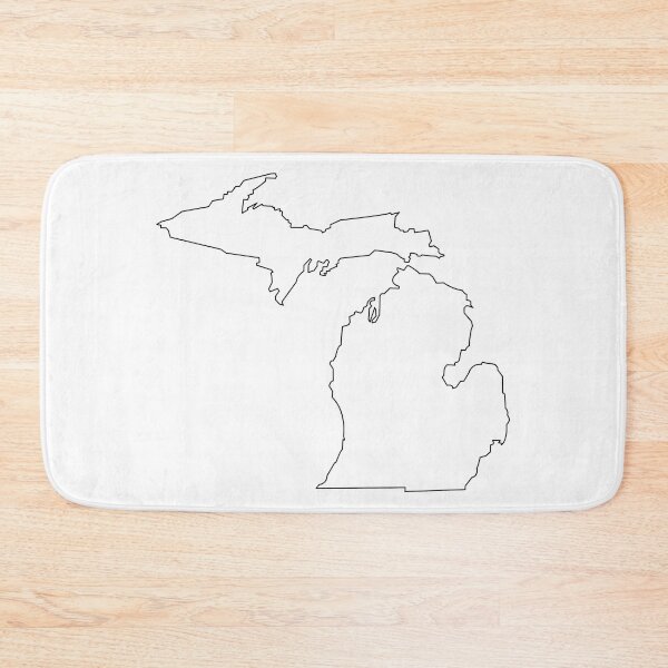 Item preview, Michigan in White designed and sold by Sun Dog Montana.