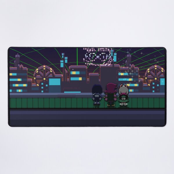 Vista previa del artículo con la obra «Deltarune - Fuegos artificiales en el campo cibernético», diseñado y vendido por bruhman998.
