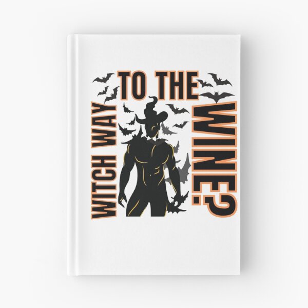 Item preview, Witch way to the wine? Funny Halloween wine drinking witch design. designed and sold by HROC.
