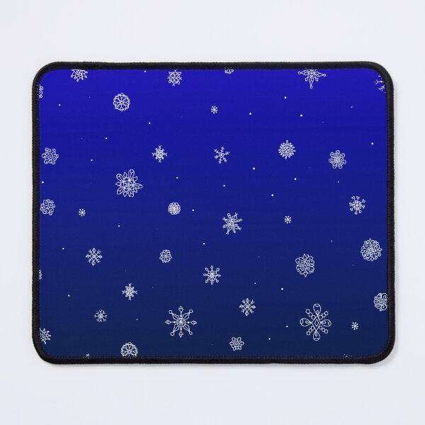 Item preview, Snowflake Pattern Blue Night Sky  designed and sold by Deborah Camp.