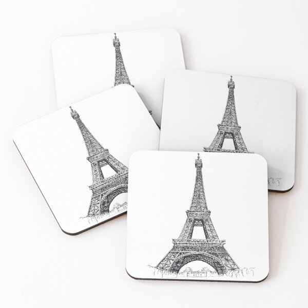 Item preview, Ilustración de arte de tinta de París Torre Eiffel designed and sold by arientss.