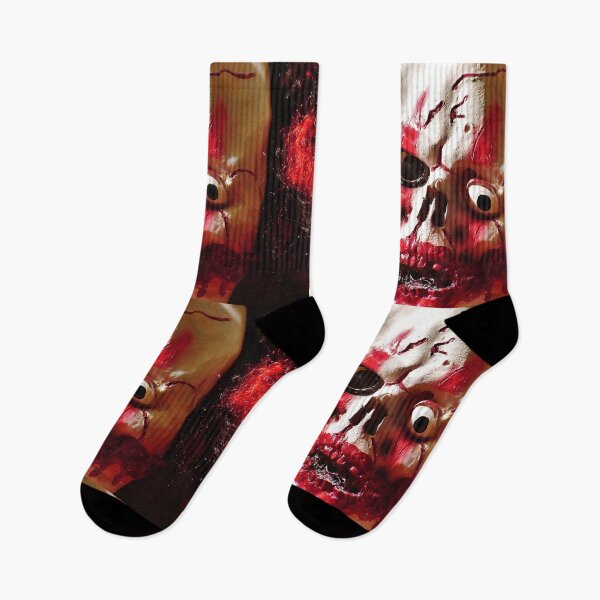 Artikelvorschau, Verletzt? Möchtegern? Tough Gore Clown Core Goth Metal Halloween Scary Super Frickin Lustiges Corny Meme Shirt entworfen und verkauft von blueversion.