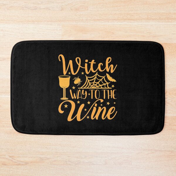 Item preview, Witch way to the wine? Funny Halloween wine drinking witch design. designed and sold by HROC.