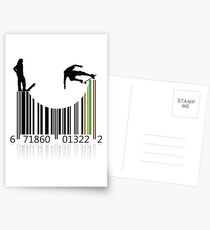 Barcode Skaters Postkarten