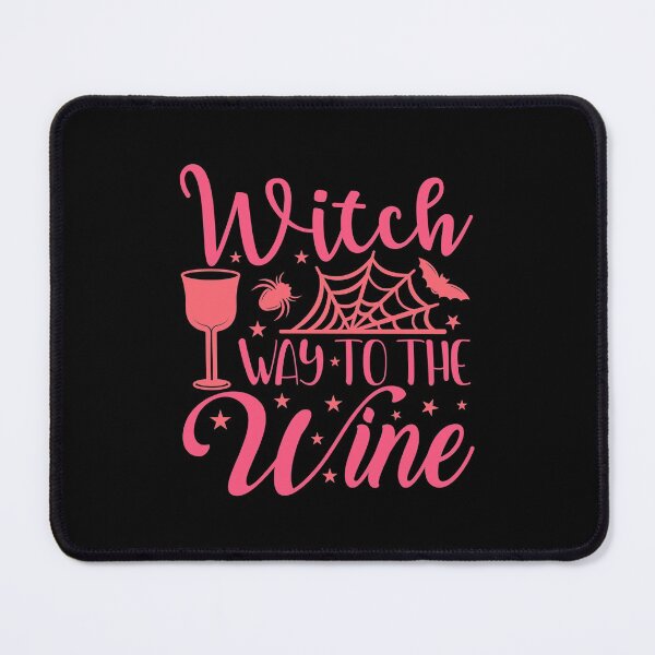 Item preview, Witch way to the wine? Funny Halloween wine drinking witch design. designed and sold by HROC.